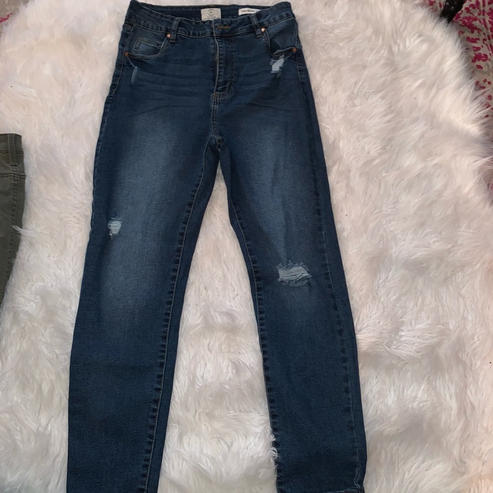 Cotton on high rise jeans